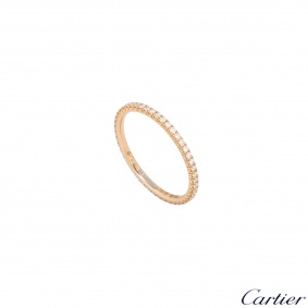 Cartier Rose Gold Diamond Etincelle Ring B4210551 Cartier Rose Gold Diamond Etincelle Ring B4210551